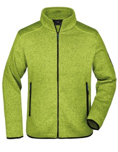 J-JN762-Mens Knitted Fleece Jacket 2